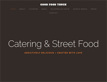 Tablet Screenshot of goodfoodtruckatl.com